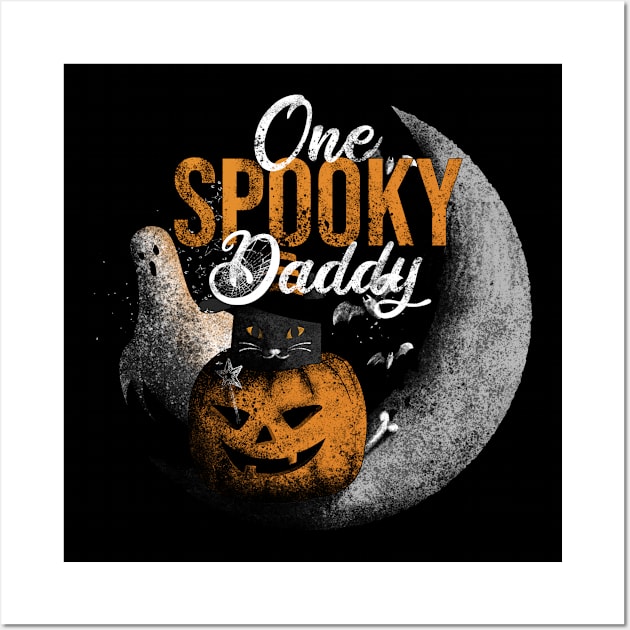 One Spooky Daddy Wall Art by Rishirt